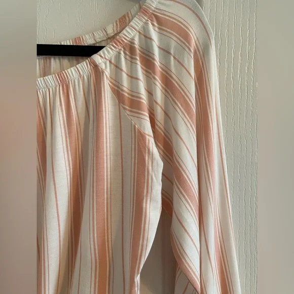 Pink Stripe Crop Top - Picture 4 of 7